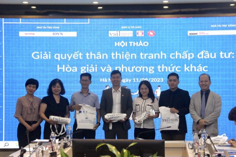 HỘI THẢO GIẢI QUYẾT THÂN THIỆN TRANH CHẤP ĐẦU TƯ: HOÀ GIẢI VÀ PHƯƠNG THỨC KHÁC